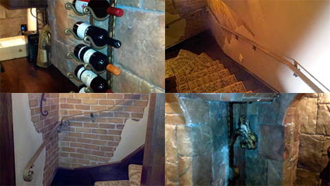 Custom iron fabrication, wine cellar railings & ironwork, MA, RI Custom iron fabrication, wine cellar railings & ironwork, MA, RI