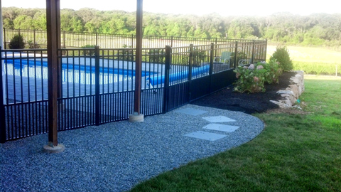 Aluminum fences, aluminum ornamental fencing, southeastern MA, eastern RI