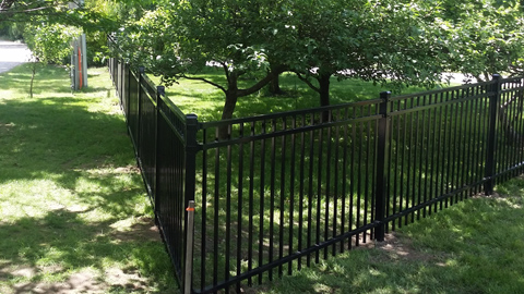 Aluminum fences, aluminum ornamental fencing, southeastern MA, eastern RI