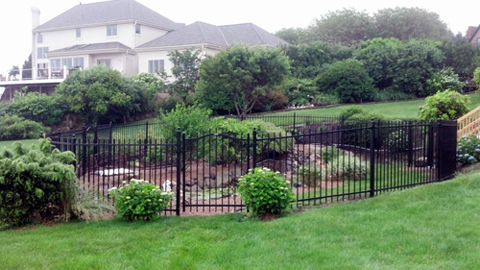 Aluminum fences, aluminum ornamental fencing, southeastern MA, eastern RI