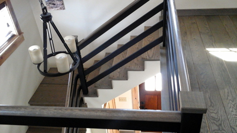 Interior railings, ornamental wrought iron rails, spiral staircases, iron hand rails, staircase railings, MA, RI