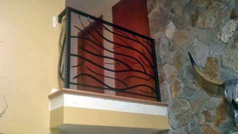 Interior railings, ornamental wrought iron rails, spiral staircases, iron hand rails, staircase railings, MA, RI Interior railings, ornamental wrought iron rails, spiral staircases, iron hand rails, staircase railings, MA, RI